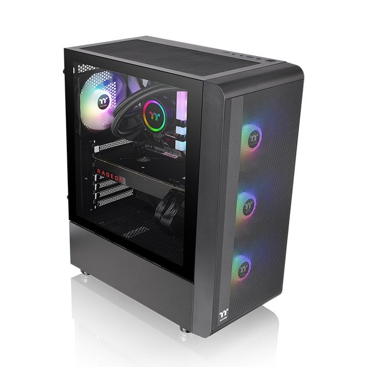 Thermaltake S200 TG ARGB Tempered Glass Black