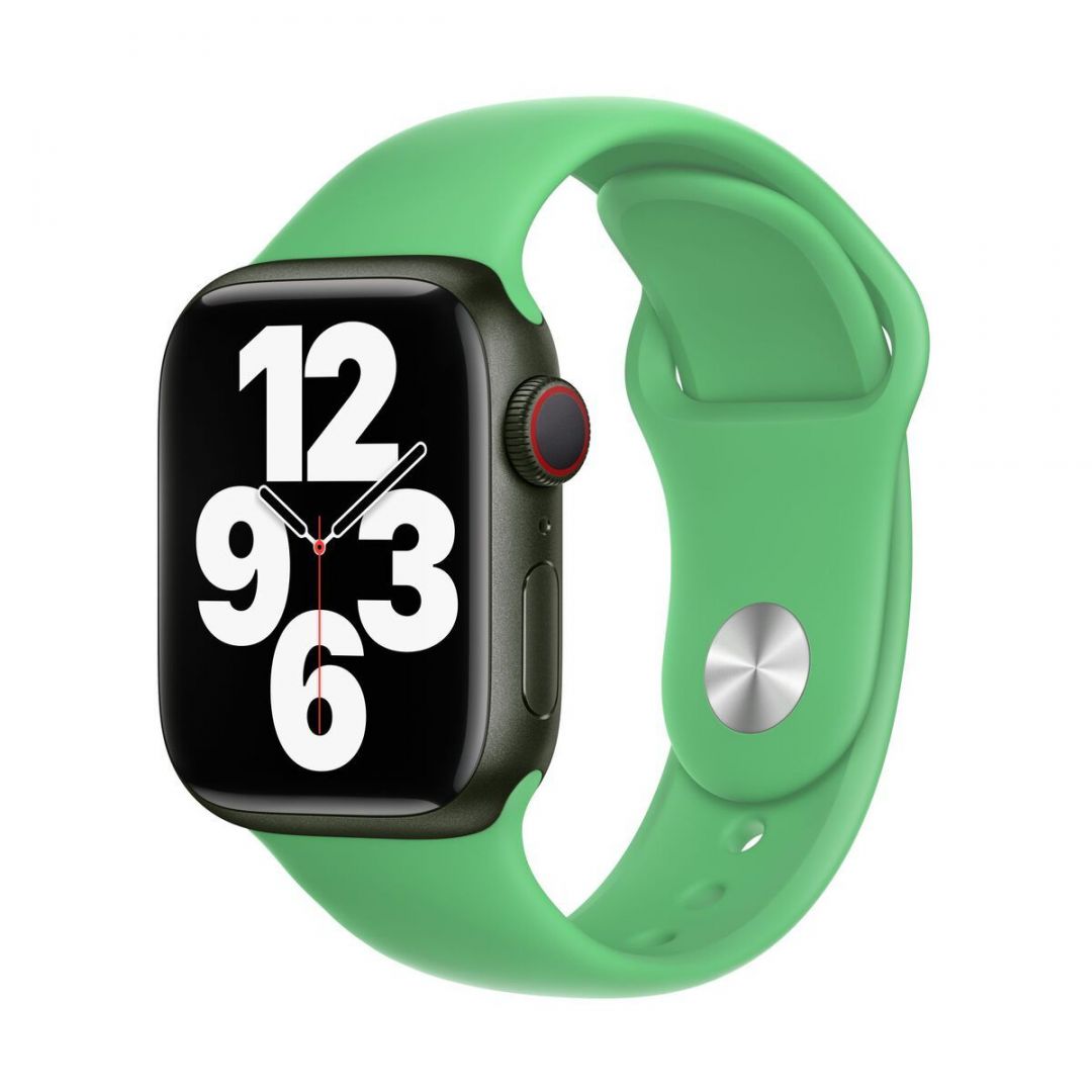 Apple Watch 41mm Band: Bright Green Sport Band (Seasonal Spring 2022)