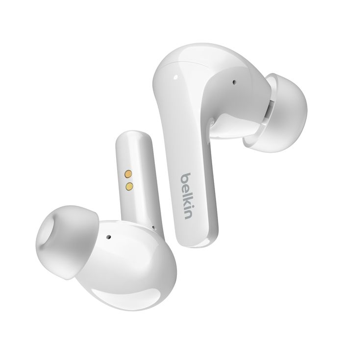 Belkin SoundForm Flow Noise Cancelling Earbuds White