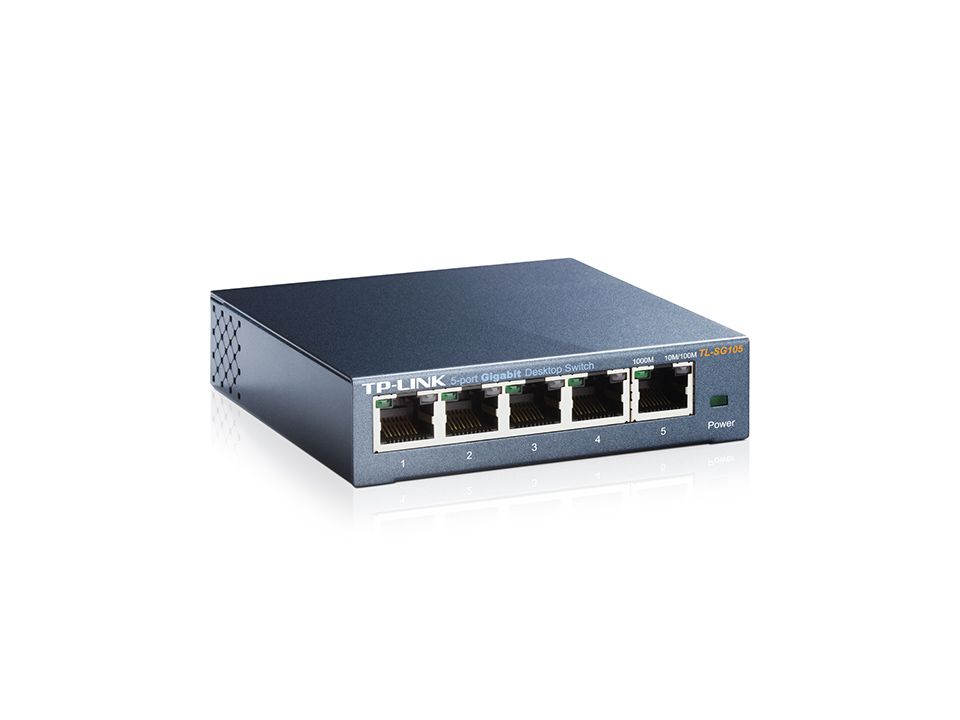 TP-Link TL-SG105 5 ports 10/100/1000Mbps Desk switch