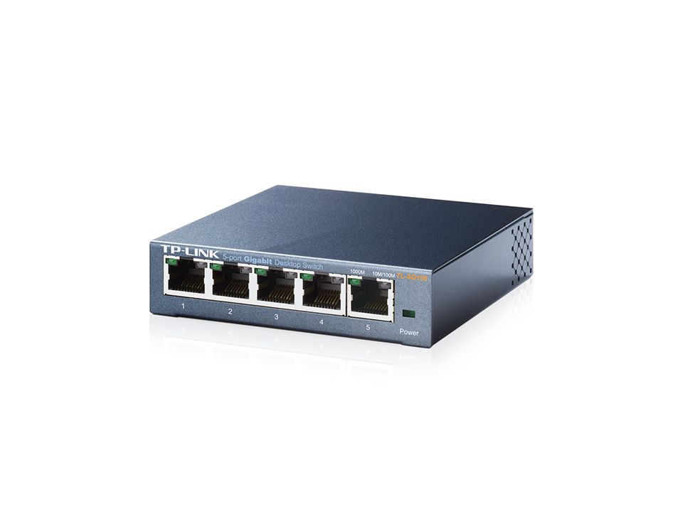 TP-Link TL-SG105 5 ports 10/100/1000Mbps Desk switch