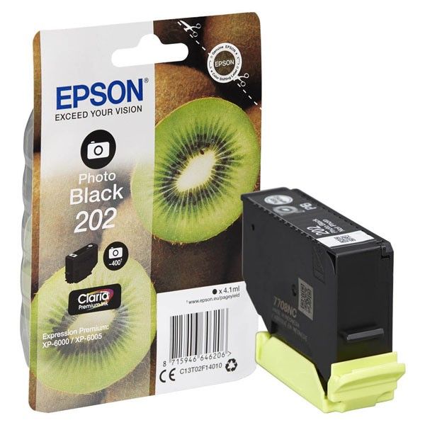 Epson 202 Photo Black tintapatron