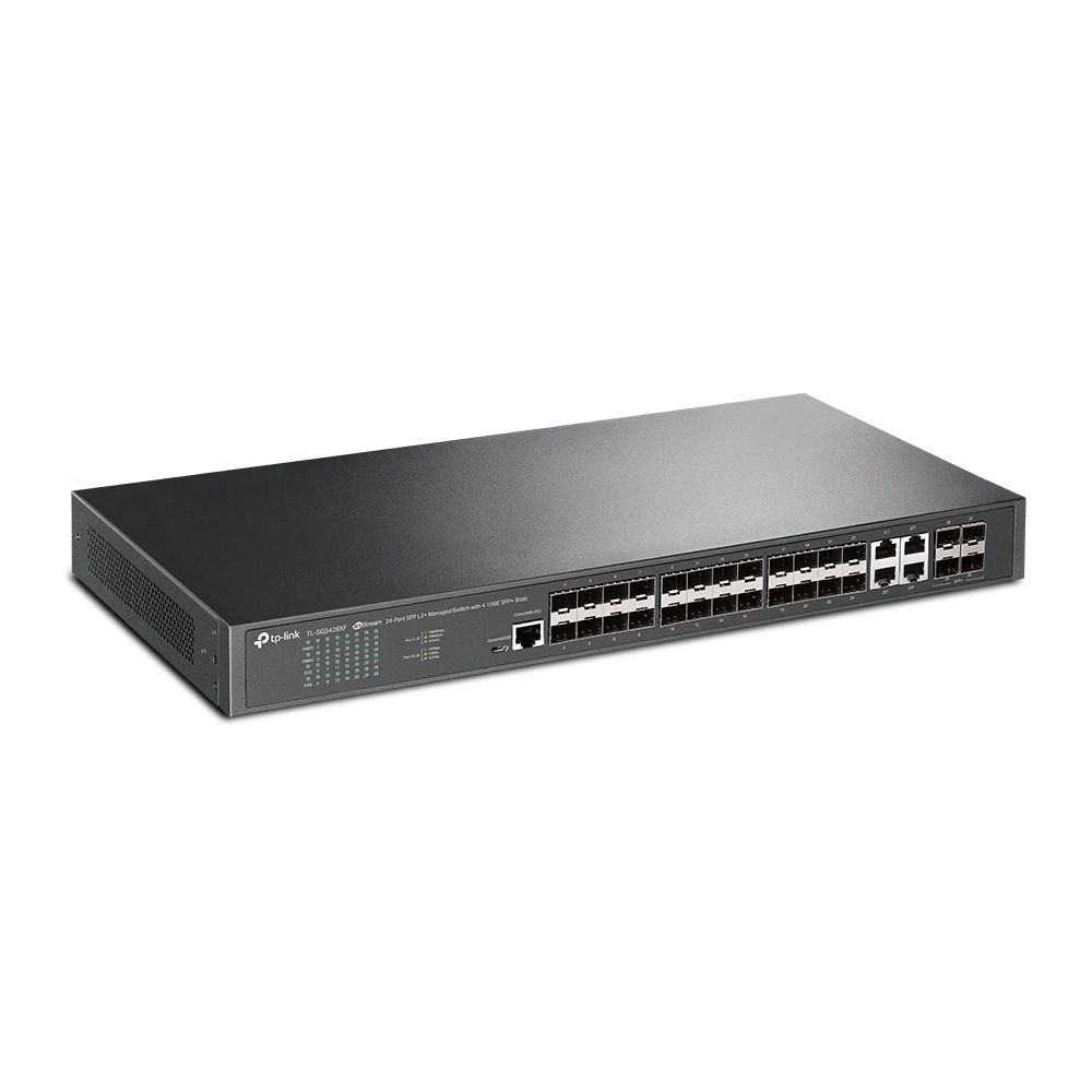 TP-Link TL-SG3428XF JetStream 24-Port SFP L2+ Managed Switch with 4 10GE SFP+ Slots