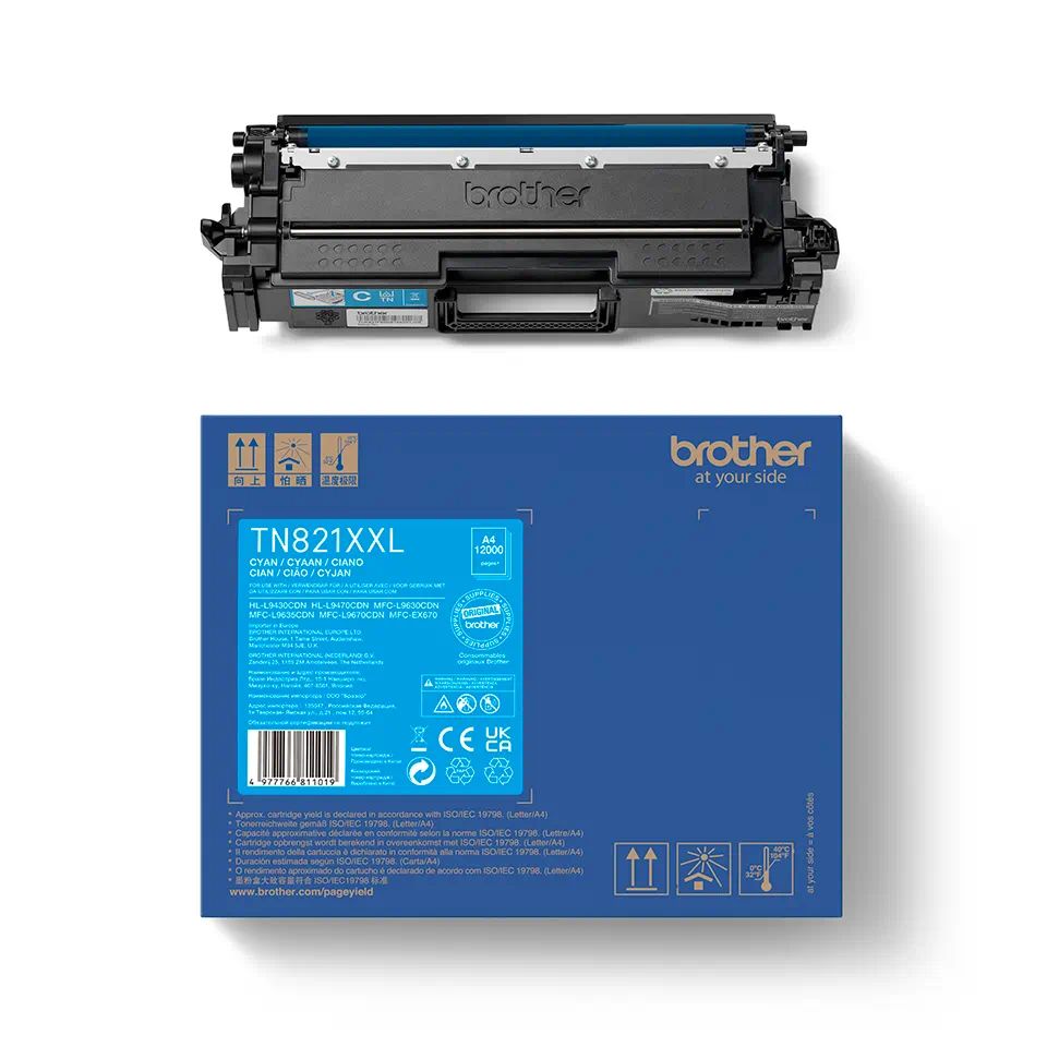 Brother TN-821XXLC Cyan toner