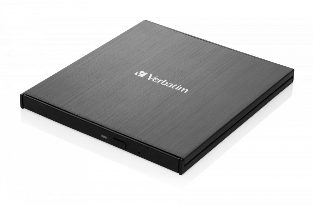 Verbatim External Slimline Blu-ray Writer Black