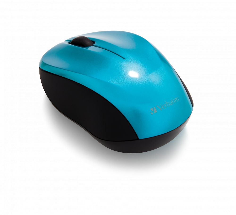 Verbatim Go Nano Wireless Mouse Caribbean Blue