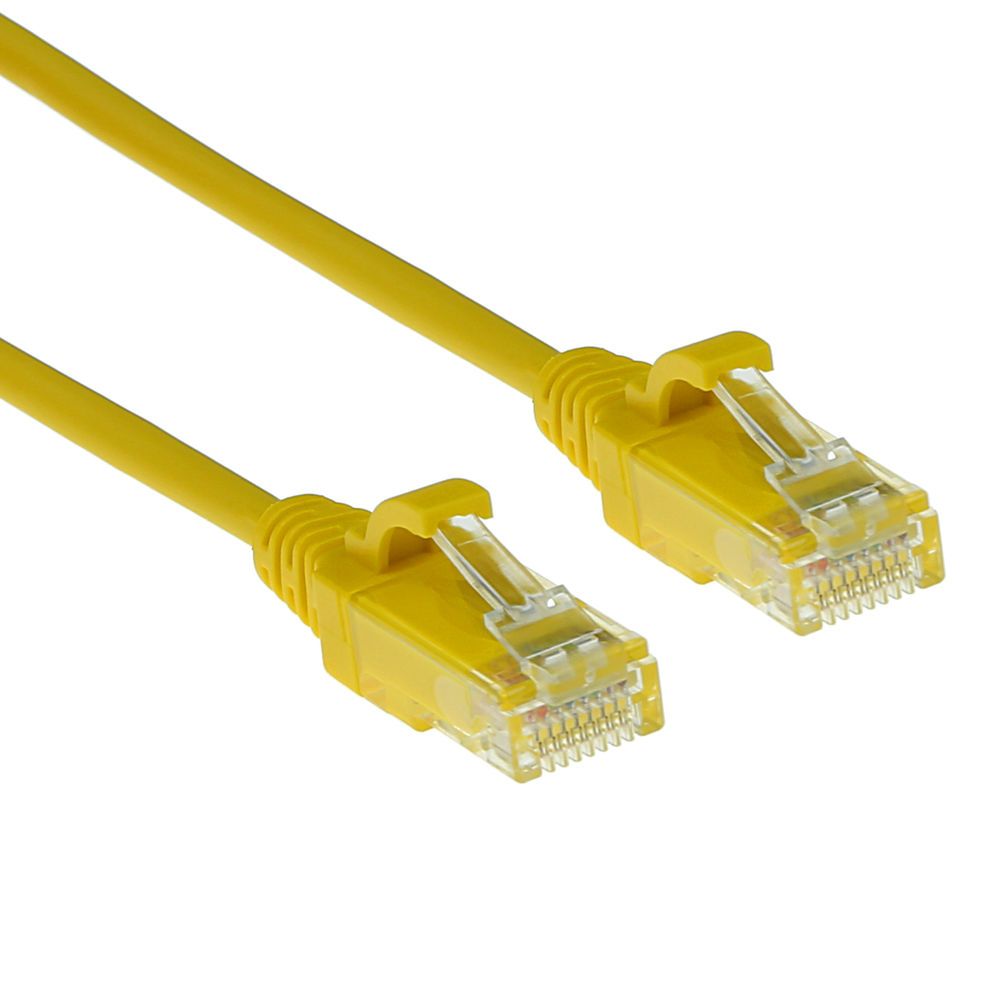 ACT CAT6 U-UTP Patch Cable 0,25m Yellow