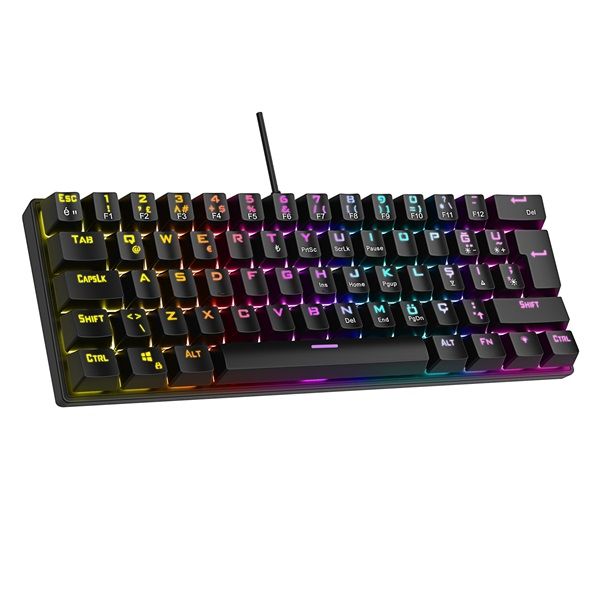 Rampage PLOWER K60 Mechanikus Gaming keyboard Black US