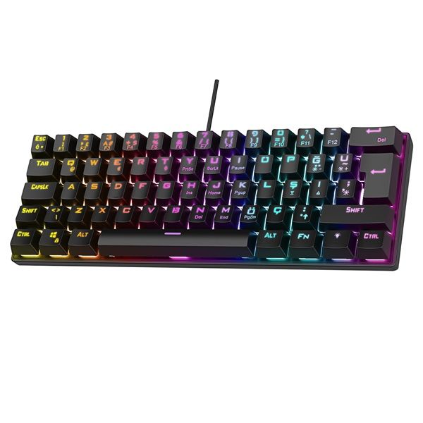 Rampage PLOWER K60 Mechanikus Gaming keyboard Black US