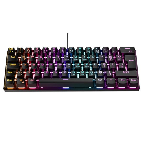 Rampage PLOWER K60 Mechanikus Gaming keyboard Black US