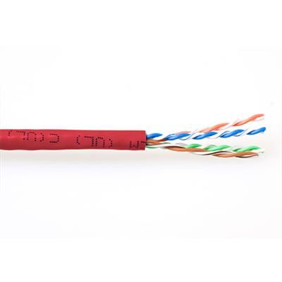 ACT CAT6A U-UTP Installation cable 305m Red