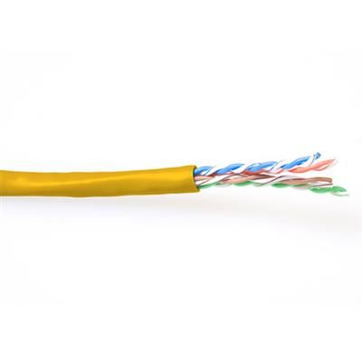 ACT CAT6 U-UTP Installation cable 100m Yellow