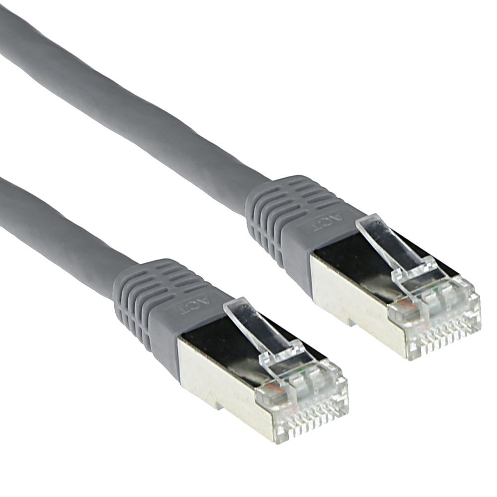 ACT CAT5E F-UTP Patch Cable 0,5m Grey