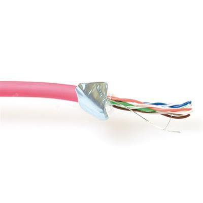 ACT CAT5E F-UTP Installation cable 100m Red