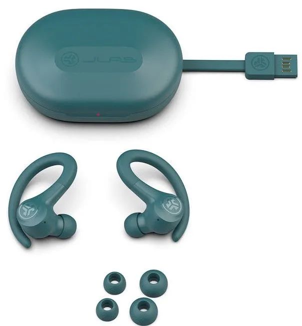 JLab Go Air Sport True Wireless Earbuds Teal