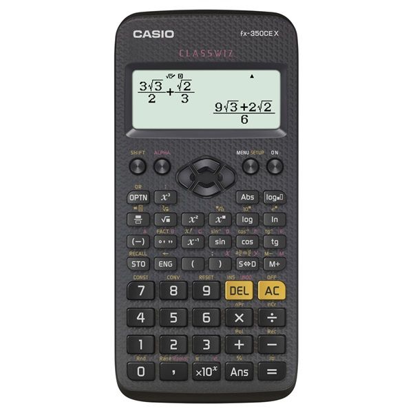 Casio FX-350CE X Tudományos Számológép Black