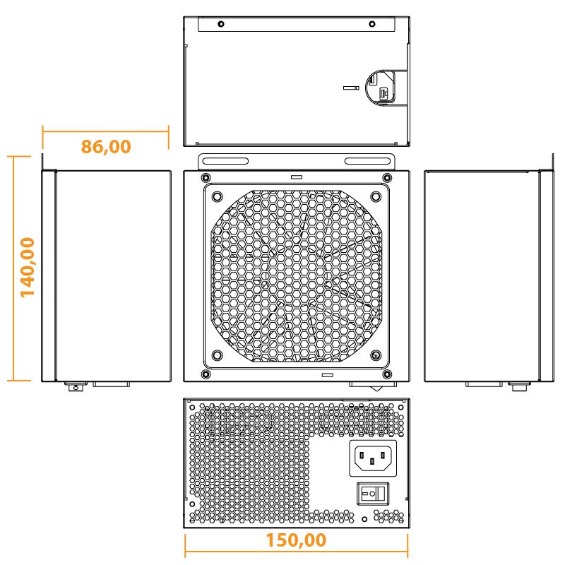 Seasonic 500W 80+ Bronze SSP-500ET2 Bulk