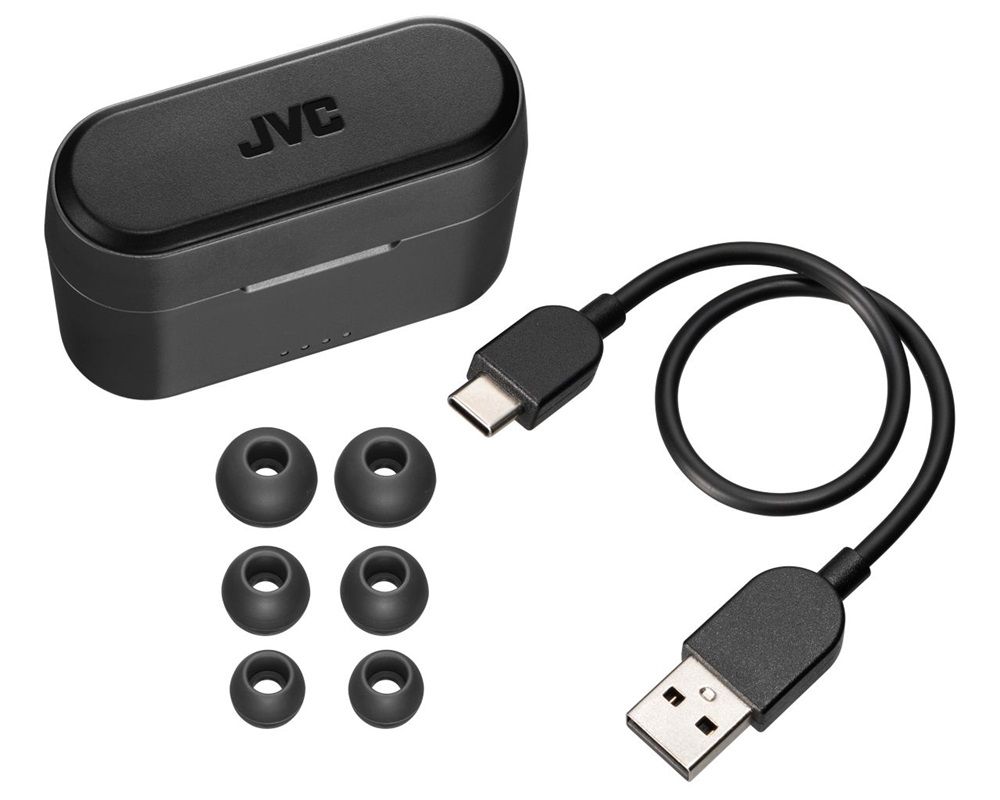 JVC HA-A9TB True Wireless Bluetooth Headset Black