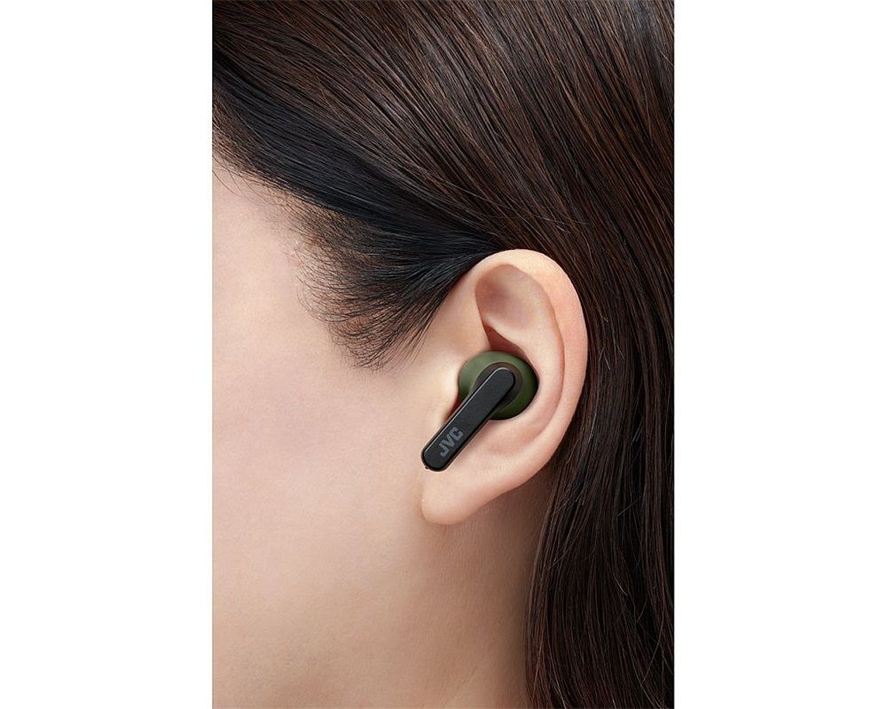 JVC HA-A9TG True Wireless Bluetooth Headset Military Green