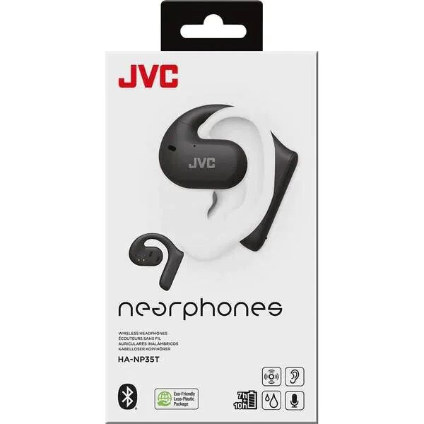 JVC HA-NP35T-B-U Nearphones True Wireless Bluetooth Headset Black