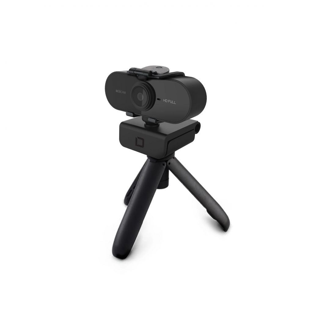 Dicota PRO Plus Full HD Webkamera Black