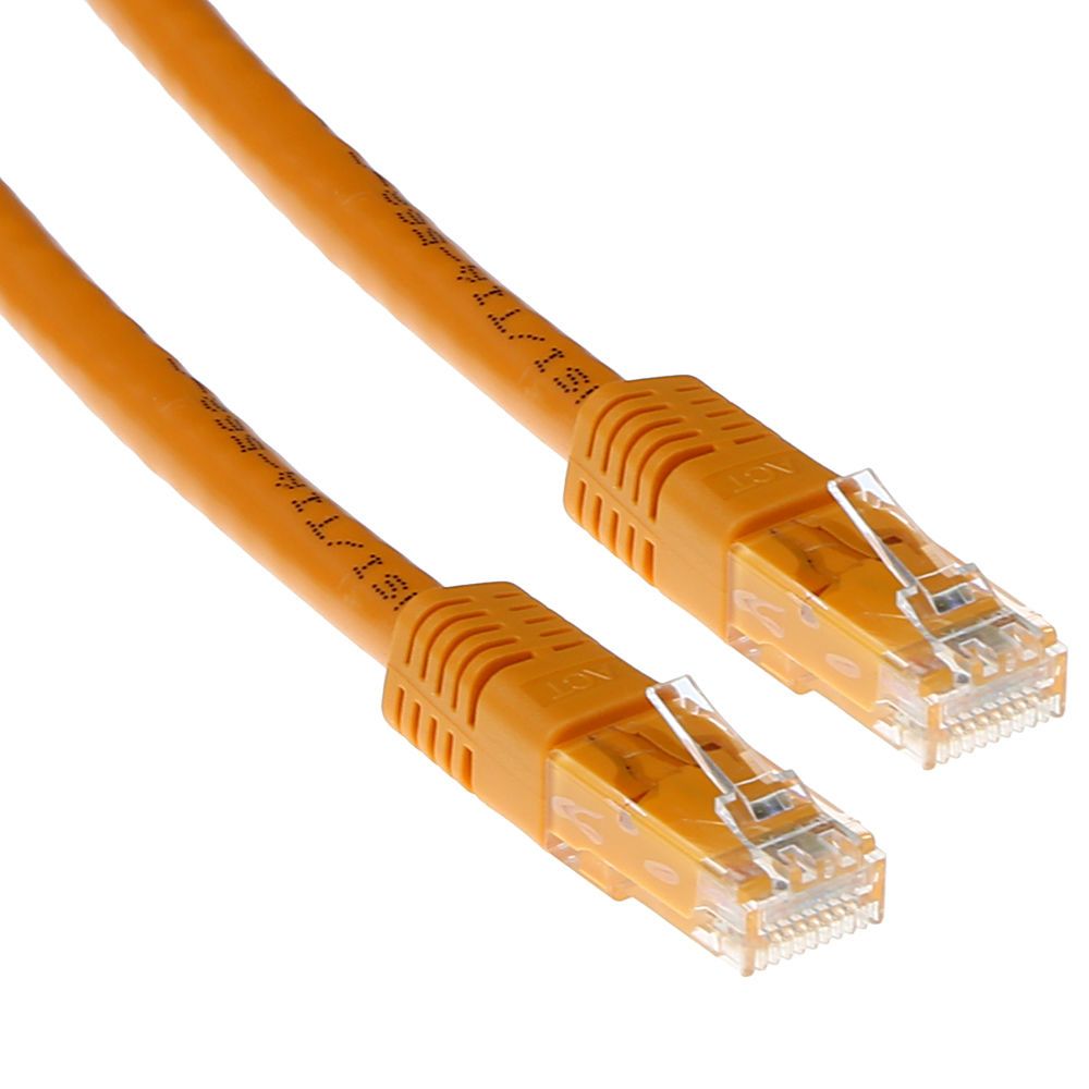 ACT CAT6 U-UTP Patch Cable 5m Orange