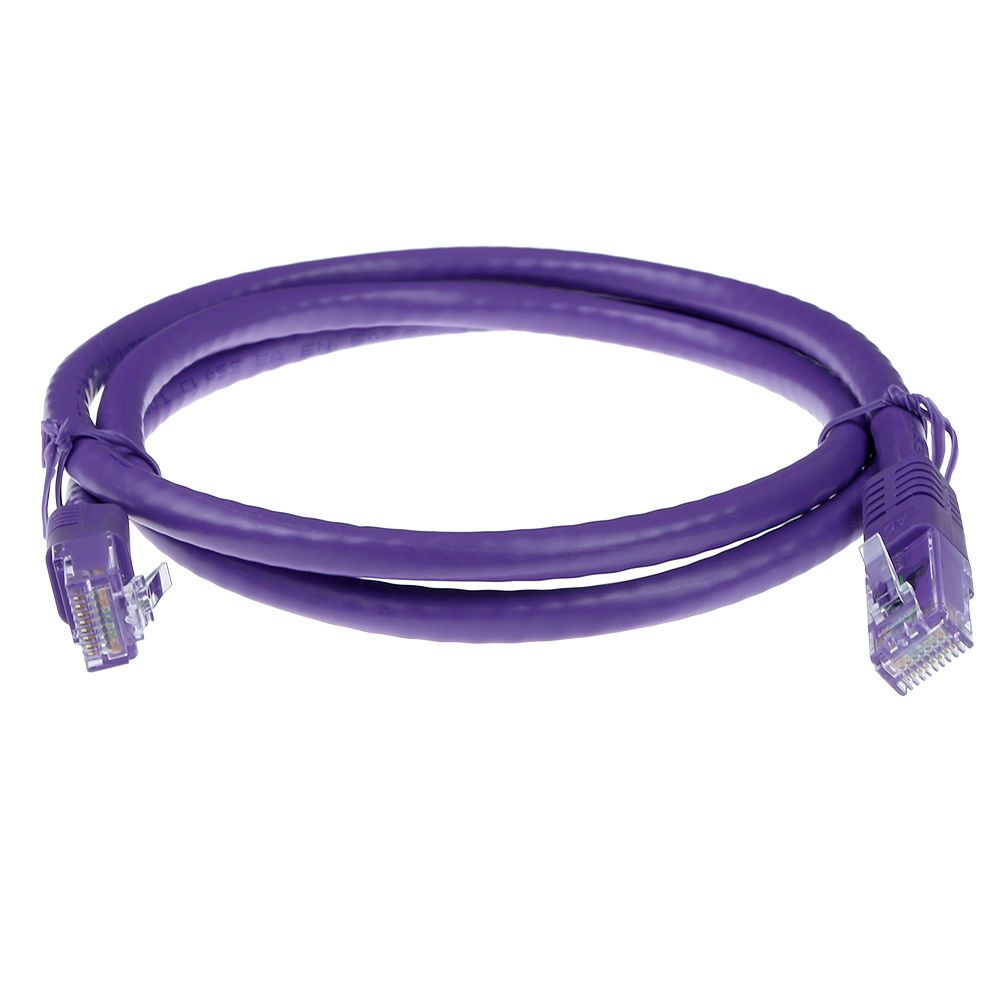 ACT CAT6 U-UTP Patch Cable 0,5m Purple