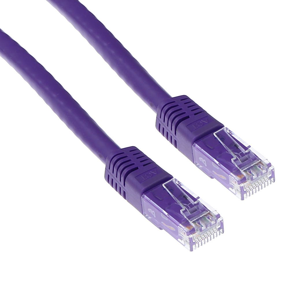 ACT CAT6 U-UTP Patch Cable 7m Purple