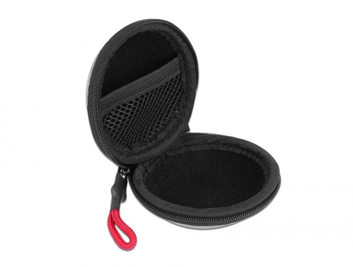 DeLock Headphone protection bag for in-ear headphones Grey