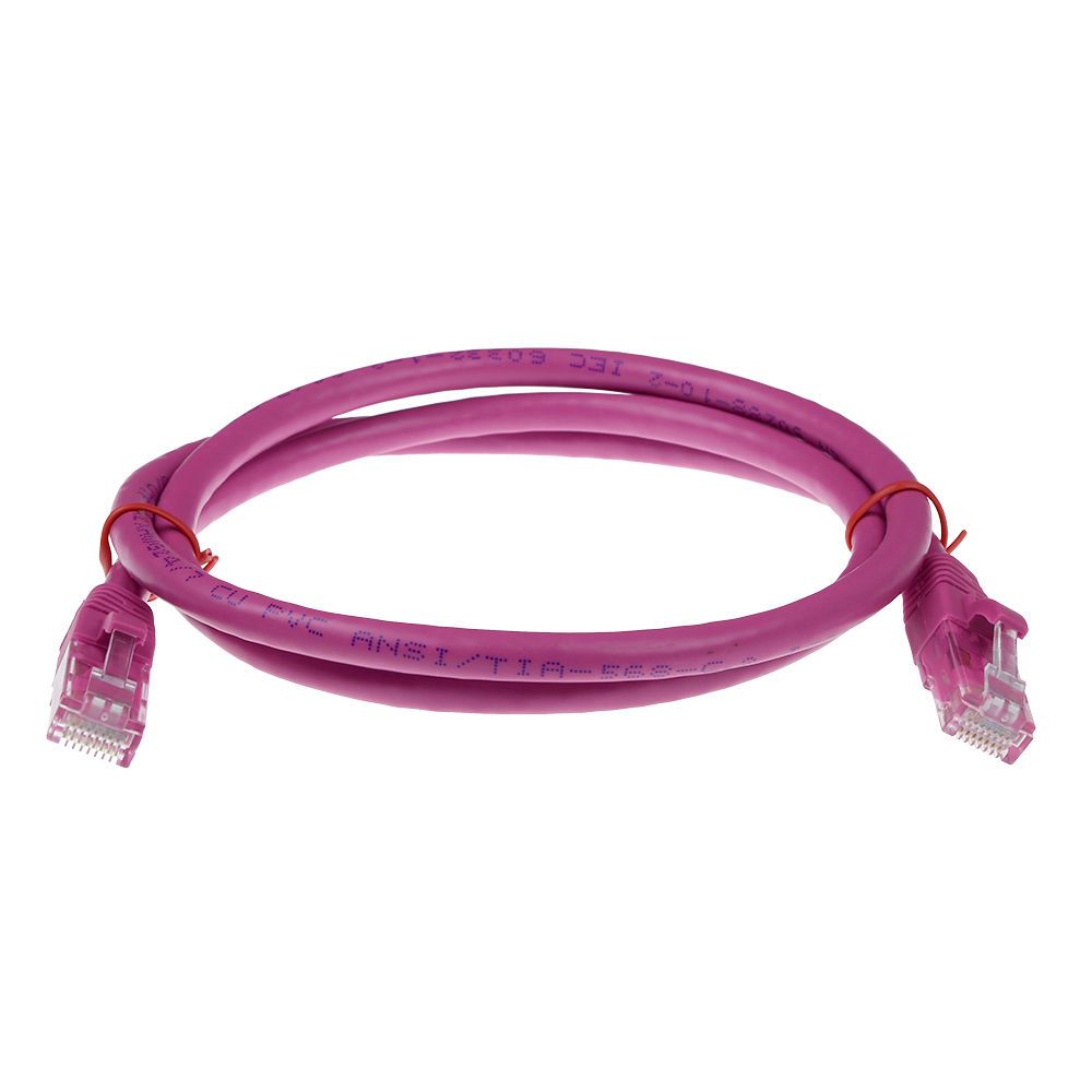 ACT CAT6A U-UTP Patch Cable 15m Pink