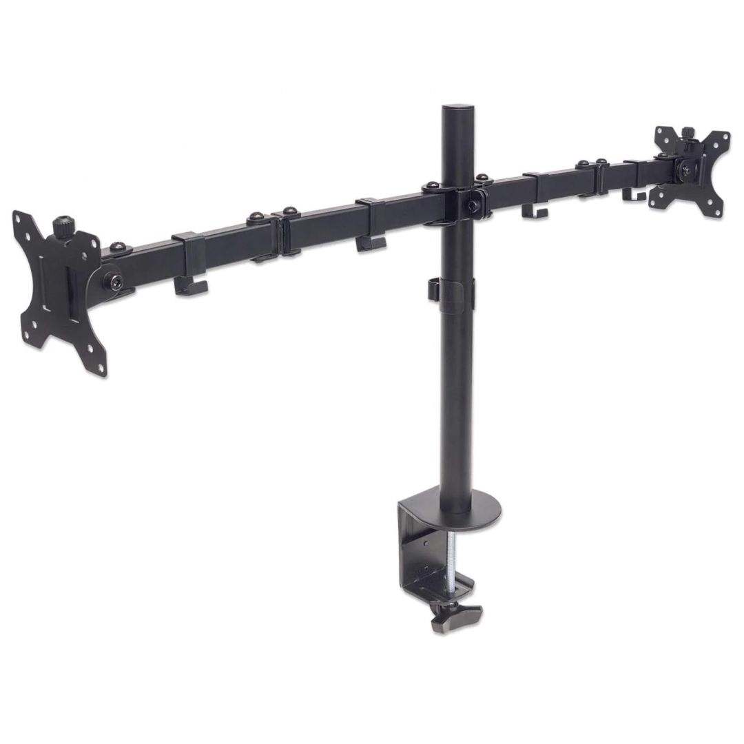 Manhattan Universal Dual Monitor Mount with Double-Link Swing Arms