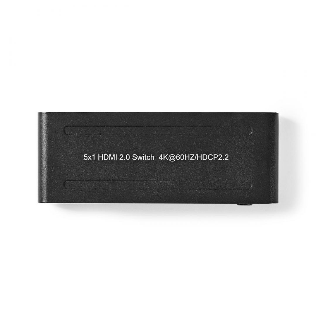 Nedis 5-pontos HDMI Switch Black