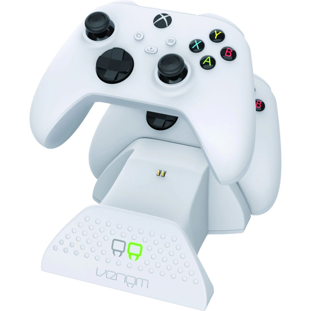 Venom VS2871 Twin Docking Station + 2db Battery White