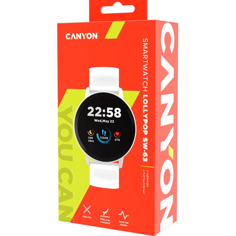 Canyon SW-631 Lollypop SmartWatch White