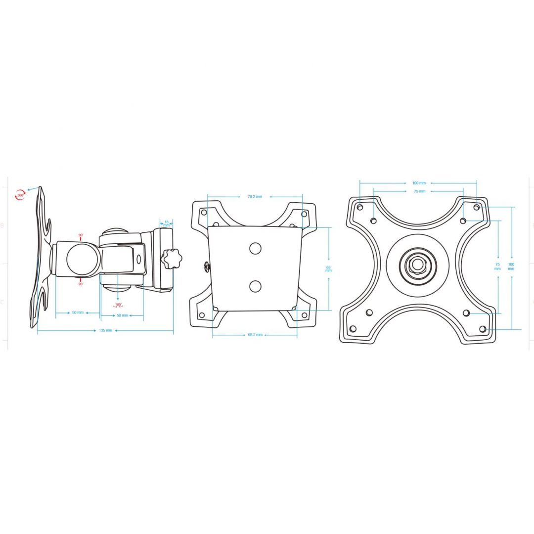 Manhattan Monitor Wall Mount