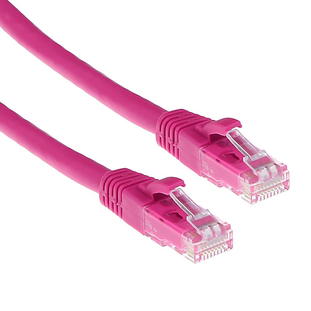 ACT CAT6A U-UTP Patch Cable 1,5m Pink