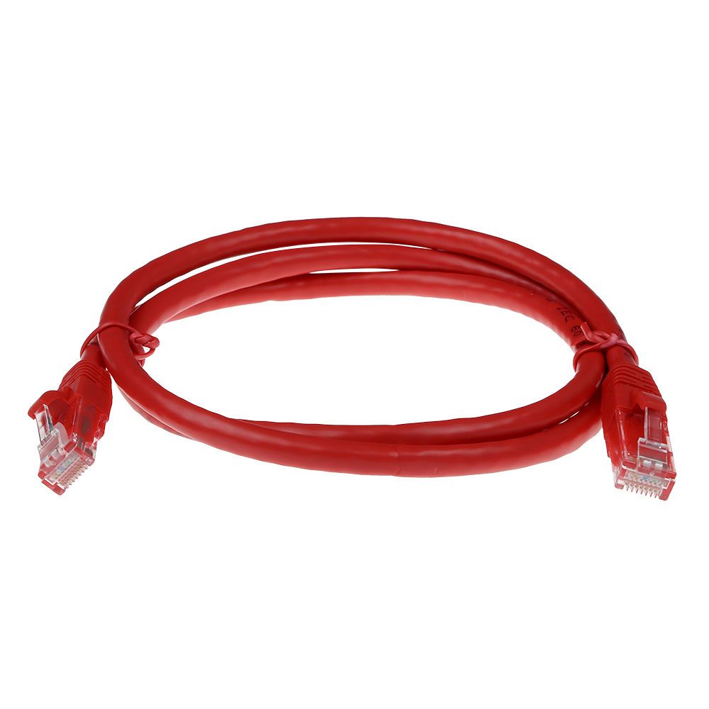 ACT CAT6A U-UTP Patch Cable 2m Red