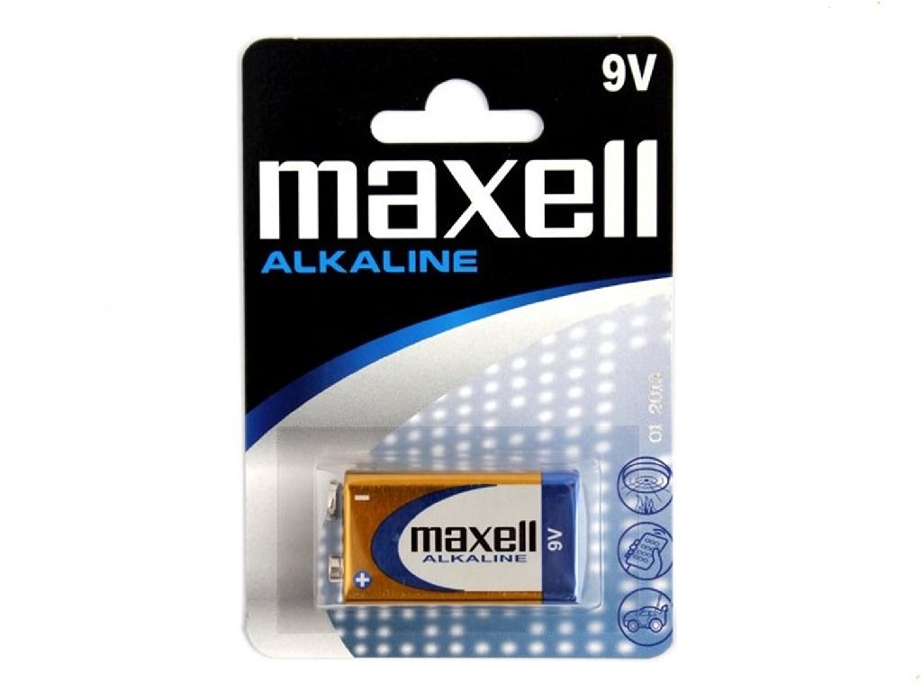 Maxell 9V Alkáli Elem 1db/csomag