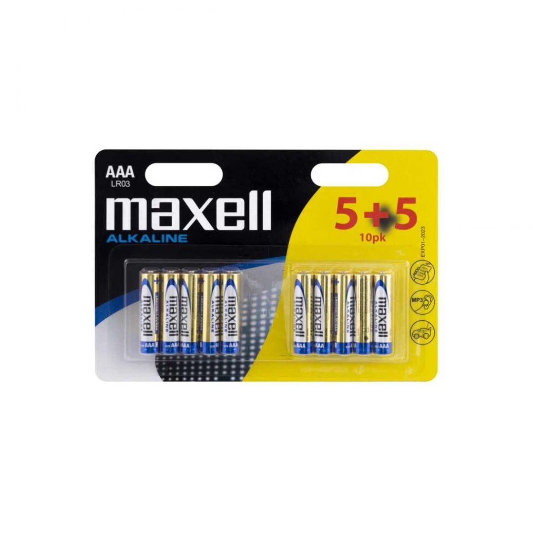 Maxell AAA Alkáli Elem 10db/csomag