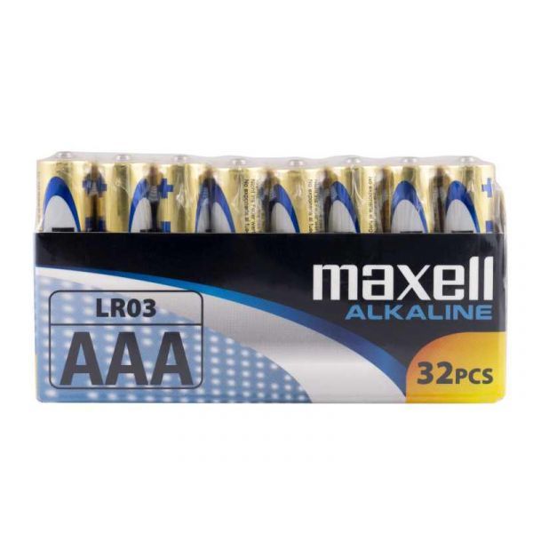 Maxell AAA Alkáli Elem 32db/csomag