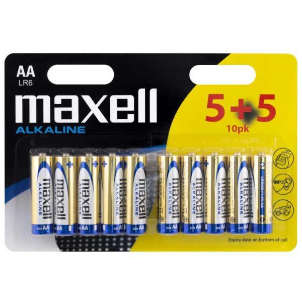 Maxell AA Alkáli Elem 10db/csomag