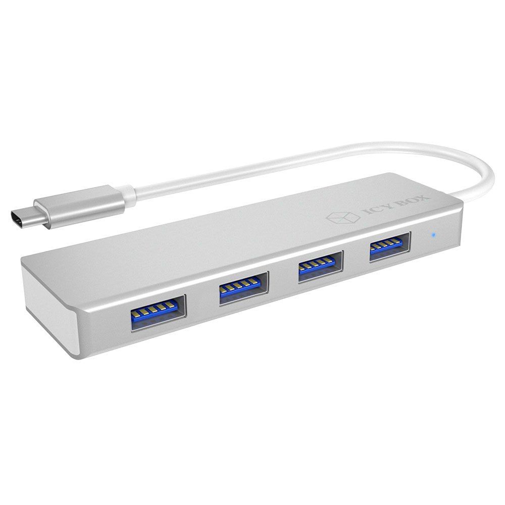 Raidsonic Icy Box IB-HUB1425-C3 4-Portos USB3.0 HUB Silver