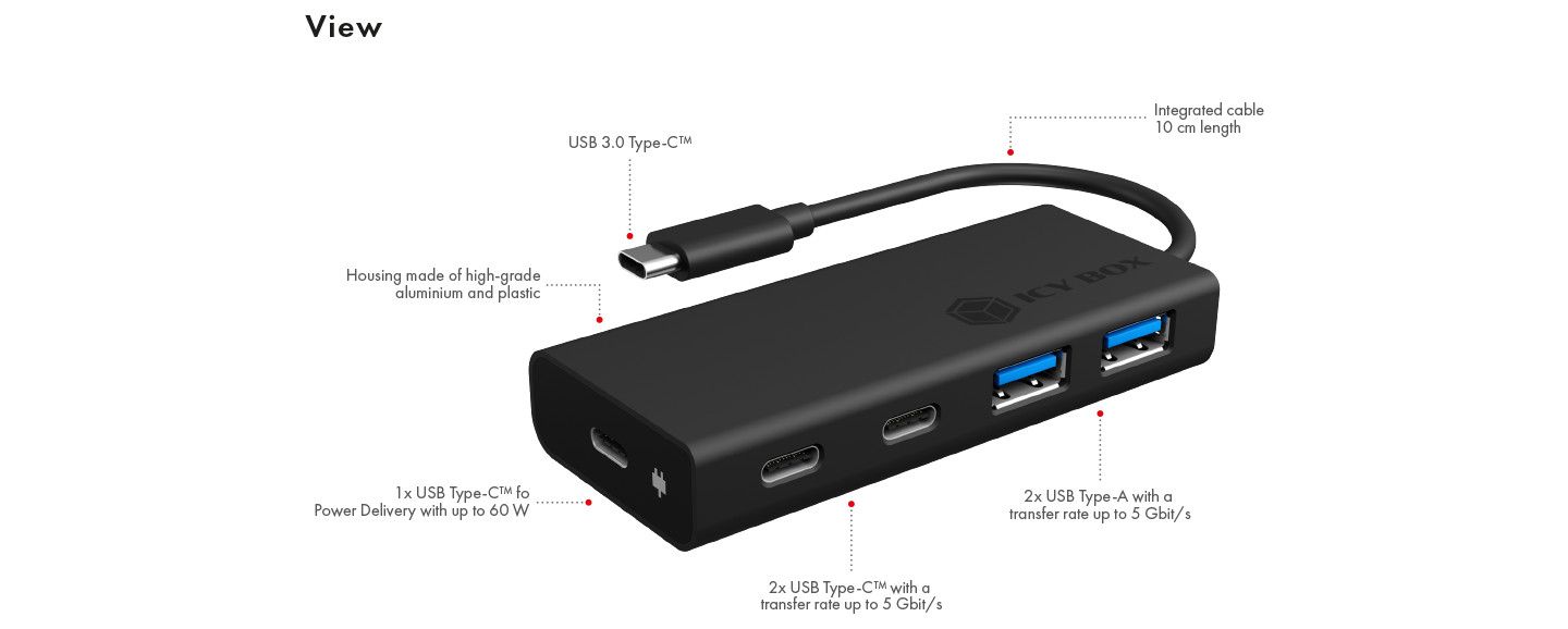 Raidsonic IcyBox IB-HUB1426-CPD