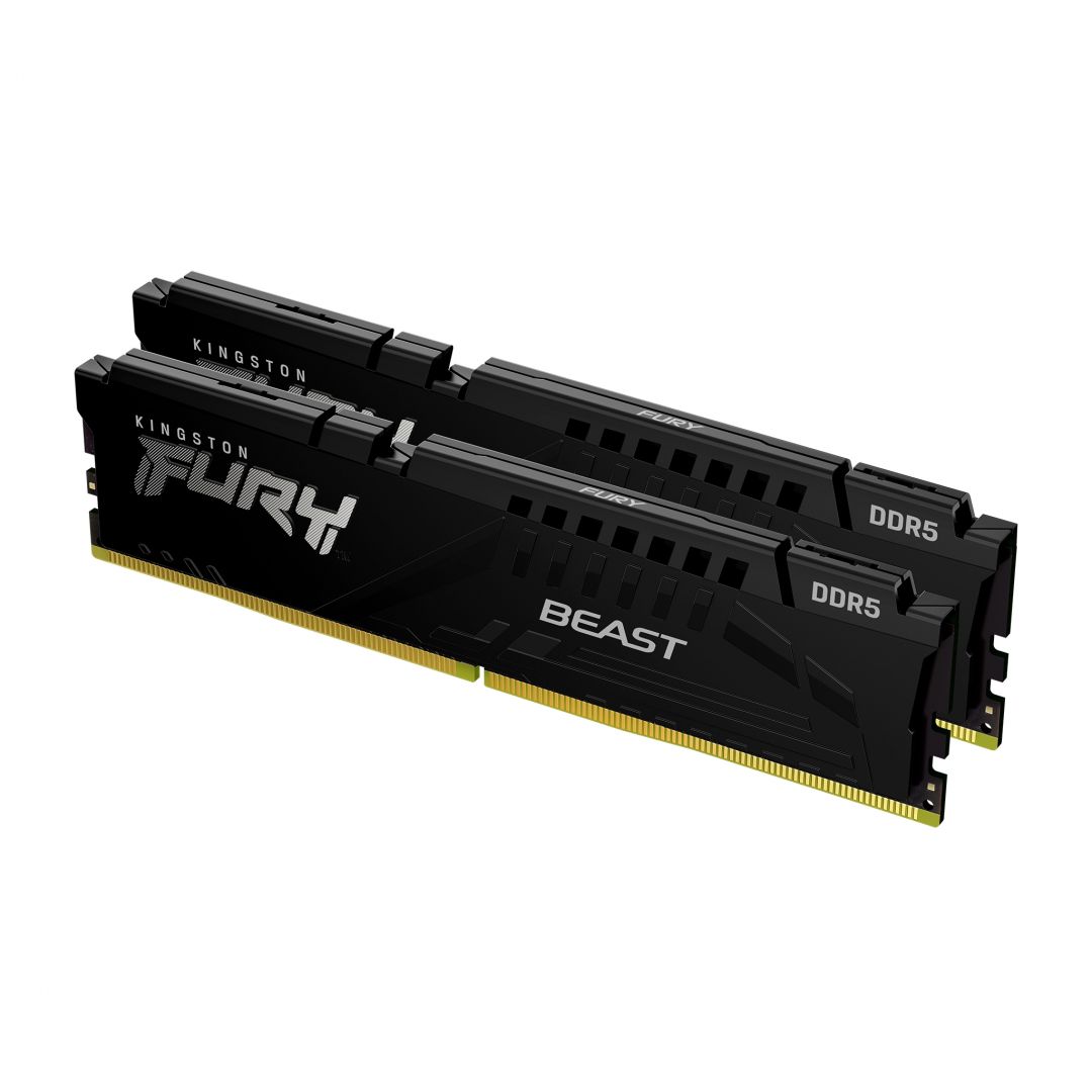 Kingston 64GB DDR5 5600MHz Kit(2x32GB) Fury Beast Black