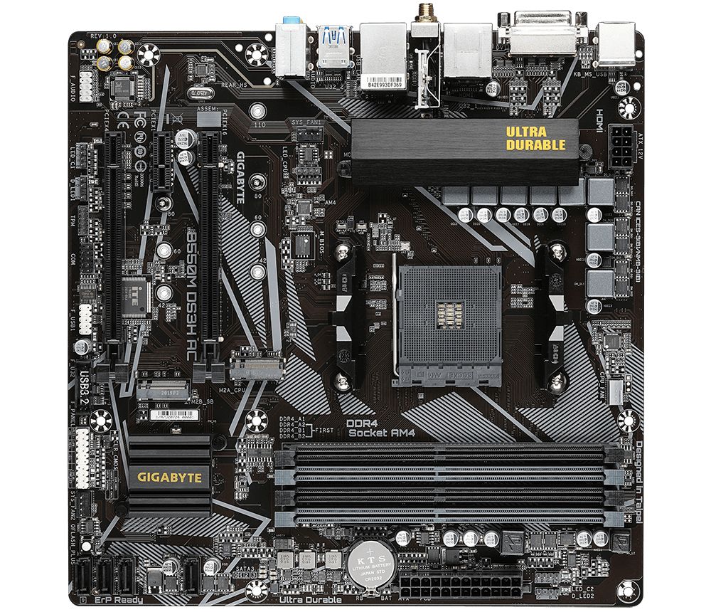 Gigabyte B550M DS3H AC