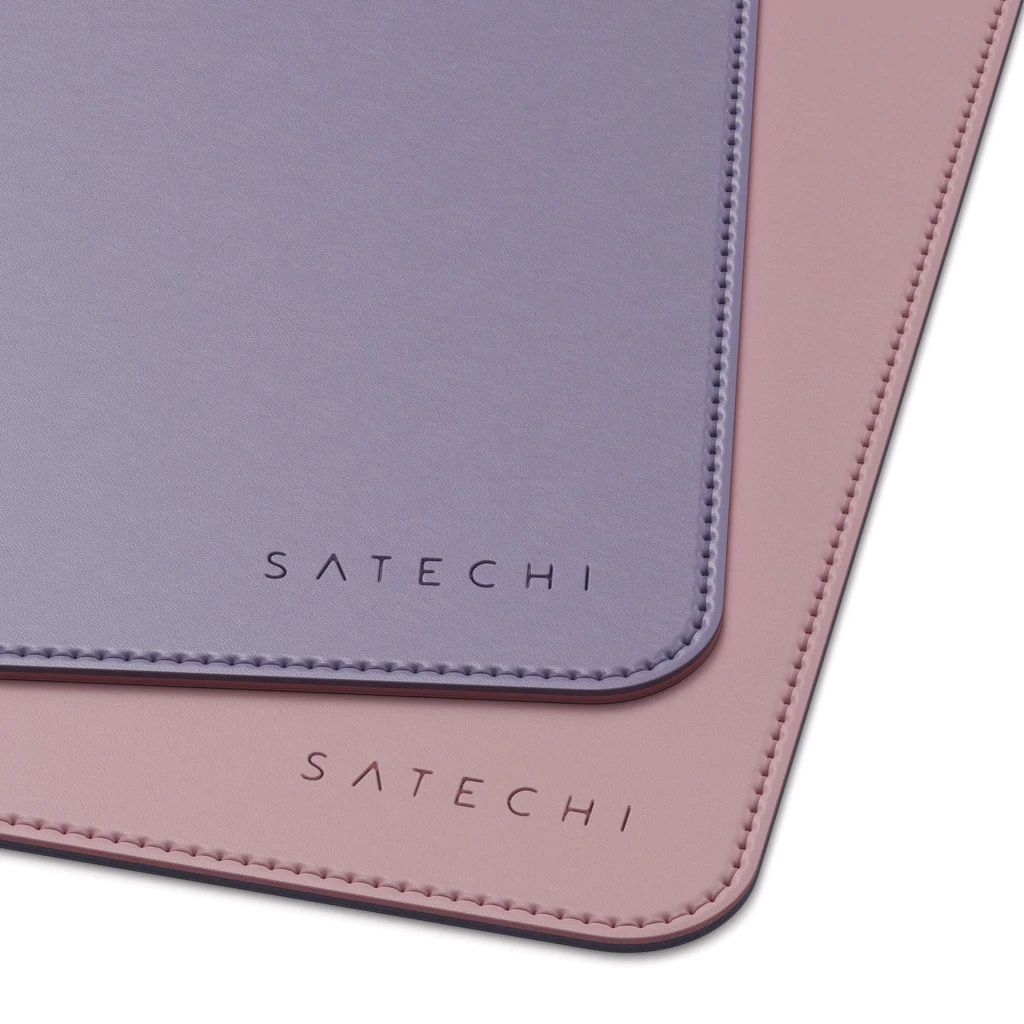 Satechi Dual Sided Eco Leather Deskmate Egérpad Pink/Purple