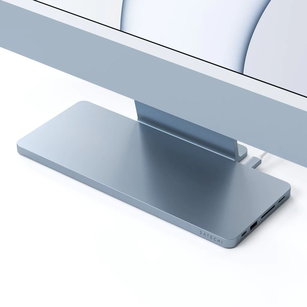 Satechi USB-C Slim Dock for 24” IMAC Blue