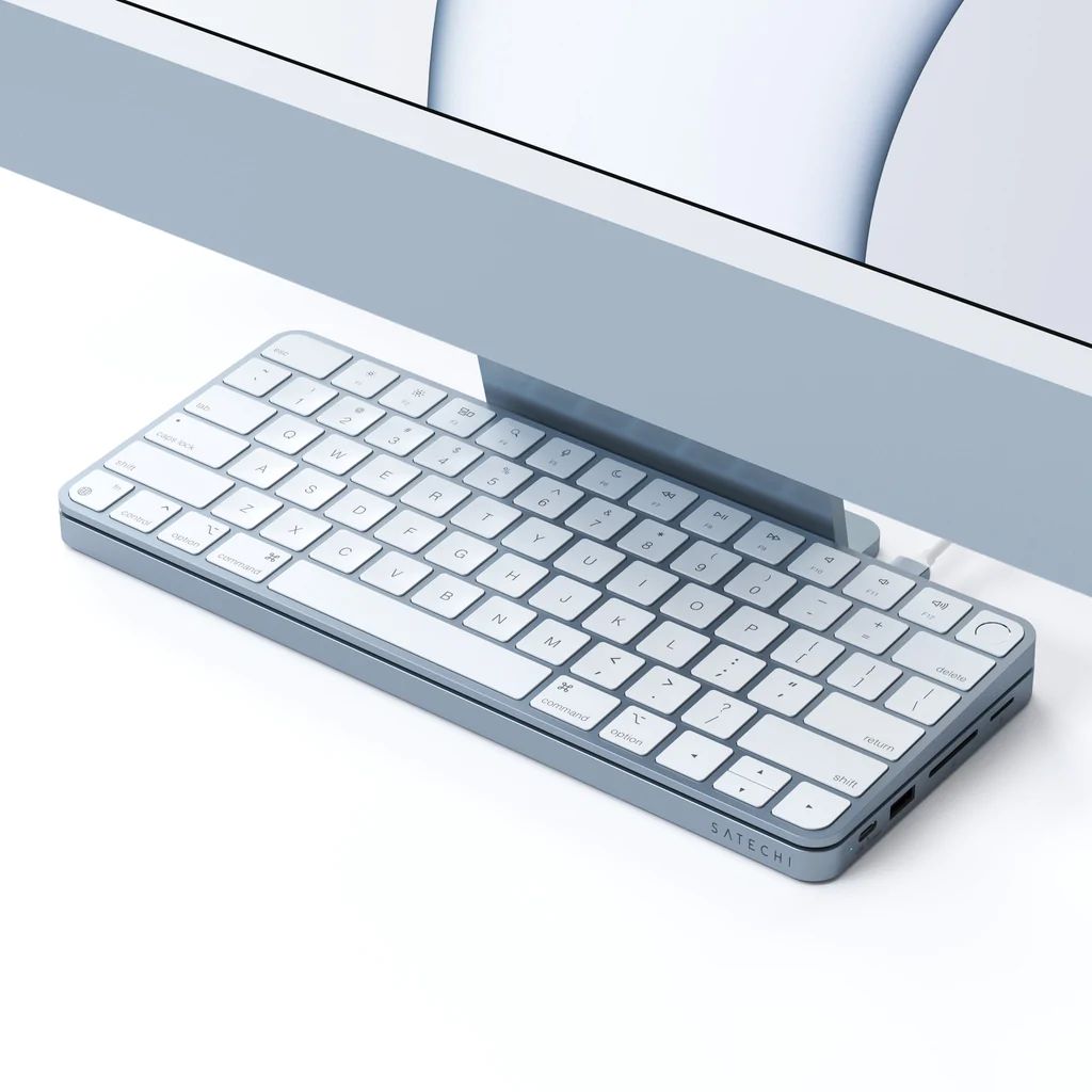 Satechi USB-C Slim Dock for 24” IMAC Blue