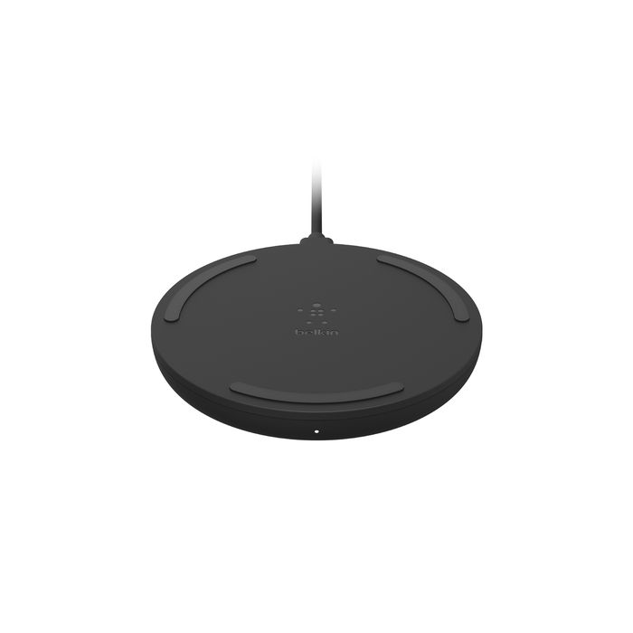 Belkin BoostCharge 10W Wireless Charging Pad + QC 3.0 Wall Charger + Cable Black