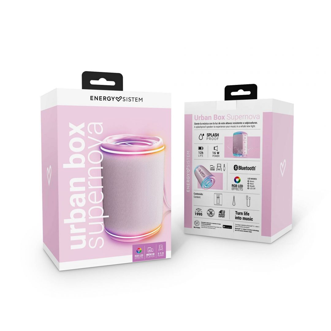 Energy Sistem Urban Box Pink Supernova